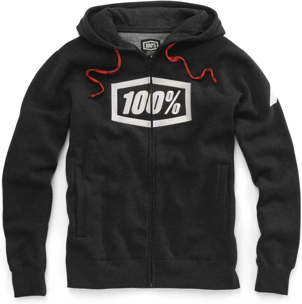 100% Syndicate Hooded Zip Tech Fleece grey XL
