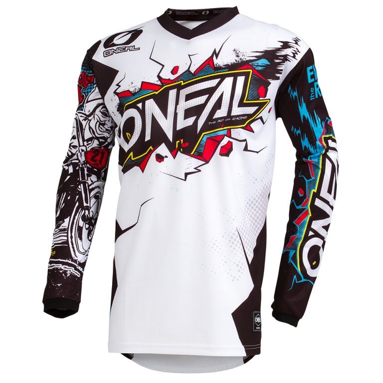 Oneal Element Villain Jersey white M