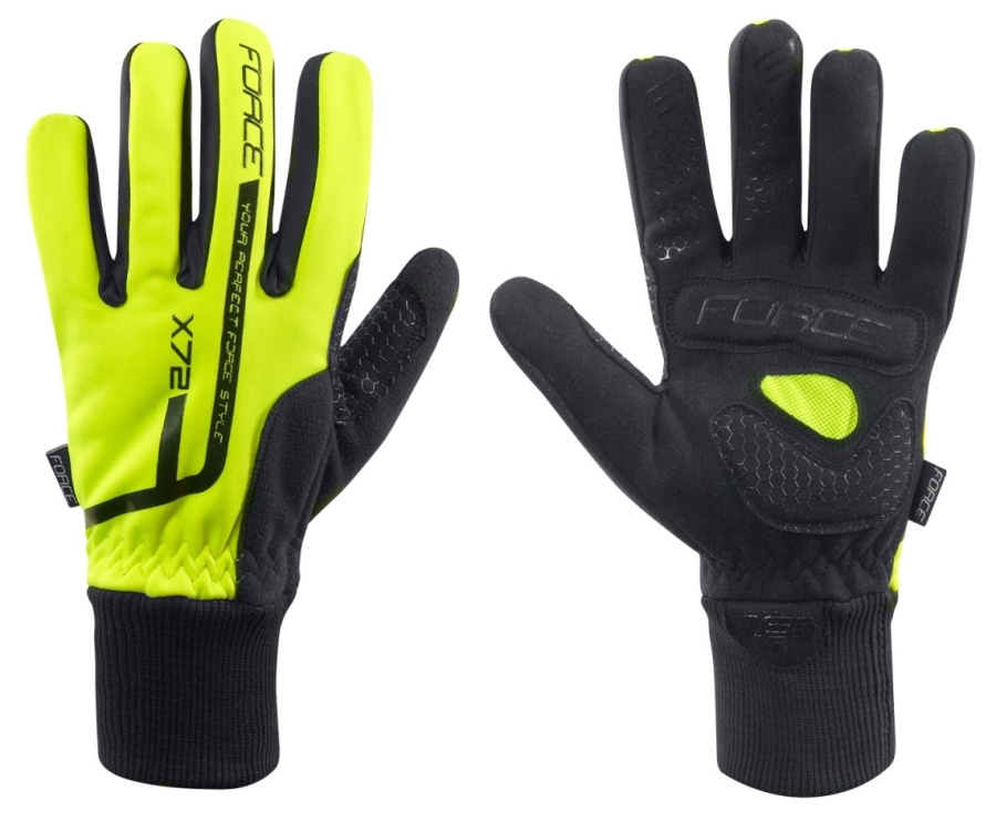 Force X72 Gloves S fluo yellow