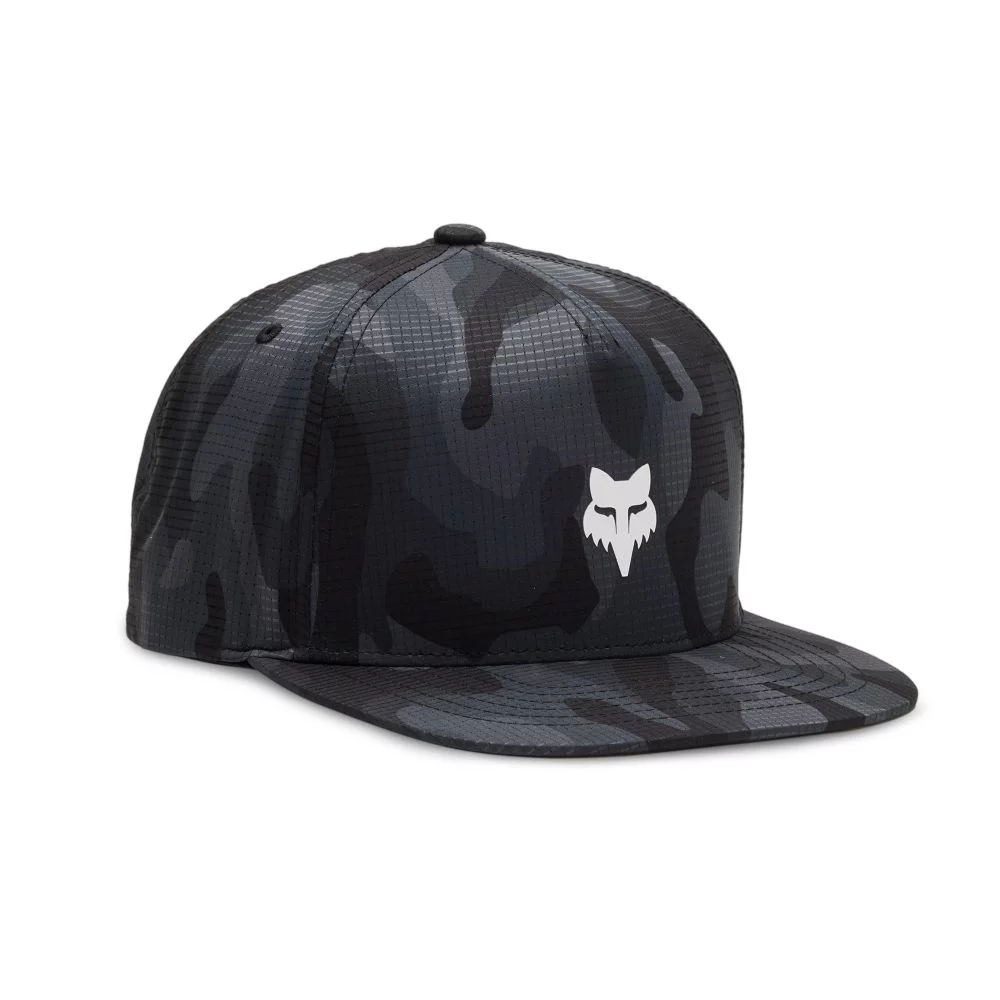 Fox Head Camo Tech Snapback Hat black camor