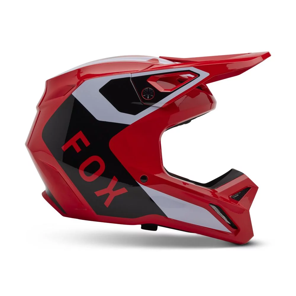 Fox V1 Lean Helmet L fluorescent red