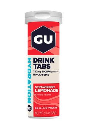 GU Hydration Drink Tabs strawberry lemonade