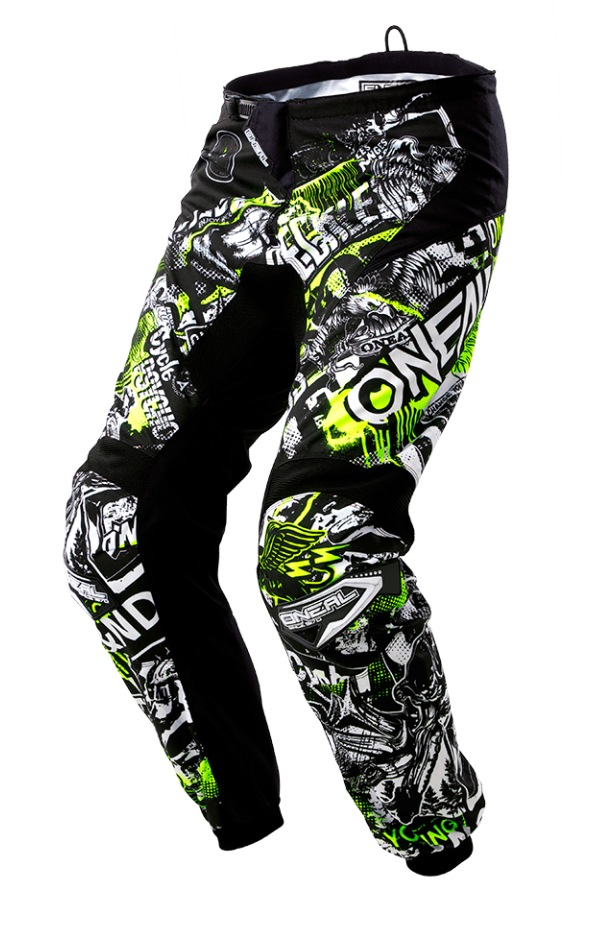 Oneal Element Attack Pant black/yellow fluo XS (28)